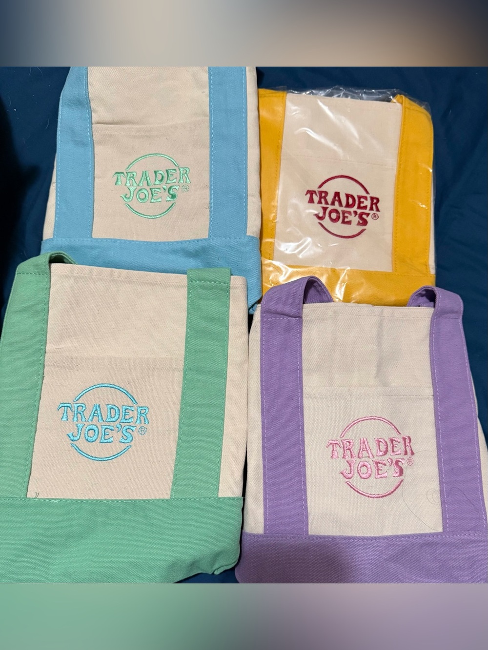 Trader Joe's Canvas Tote Bags - MINI
